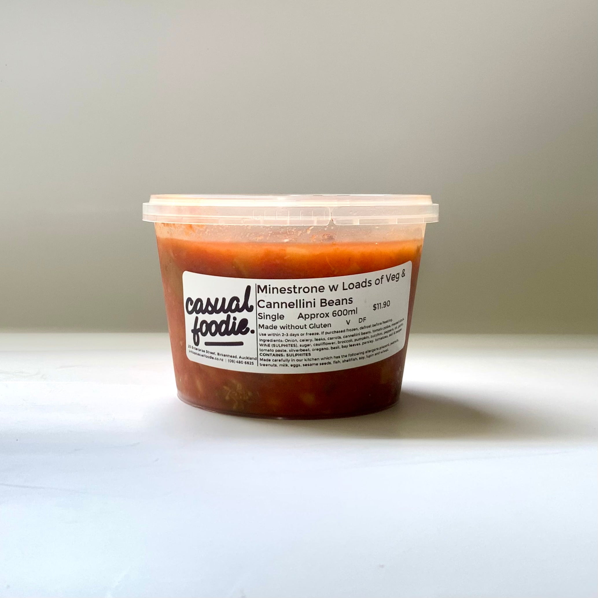 Minestrone with Loads of Veg and Cannellini Beans