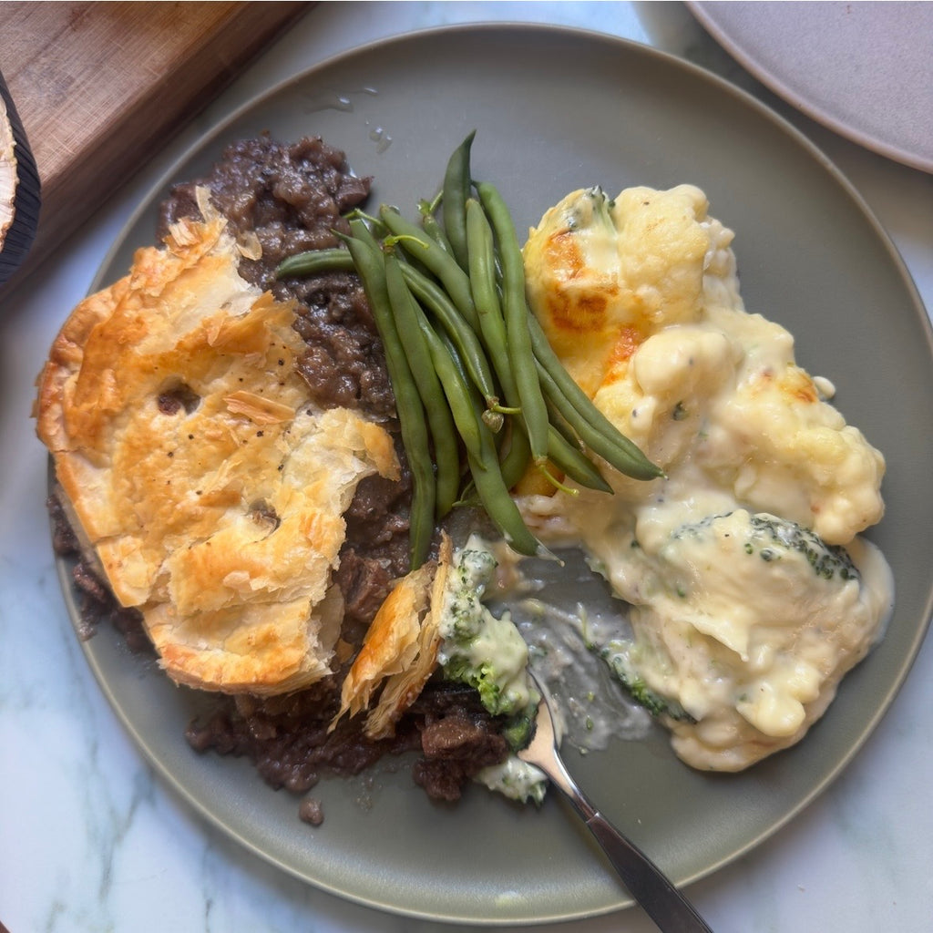 Beef, Mushroom and Red Wine Pot Pie