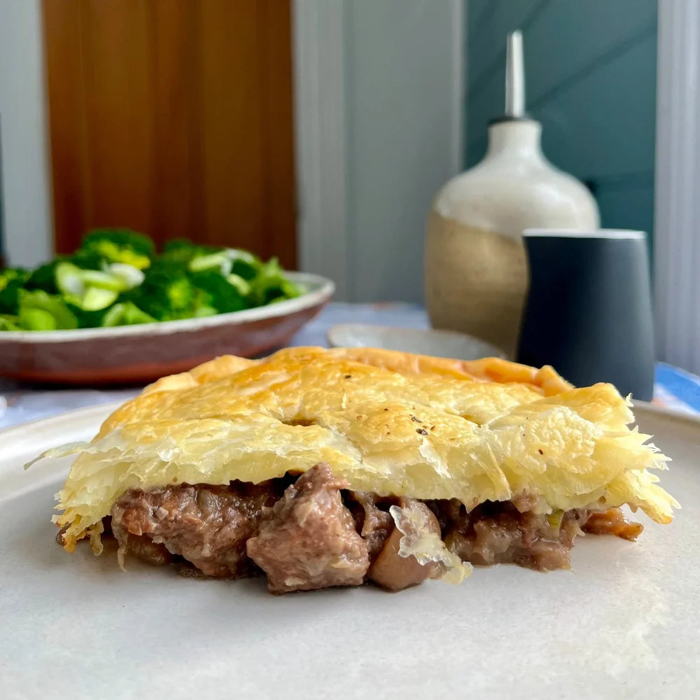 Beef, Mushroom and Red Wine Pot Pie