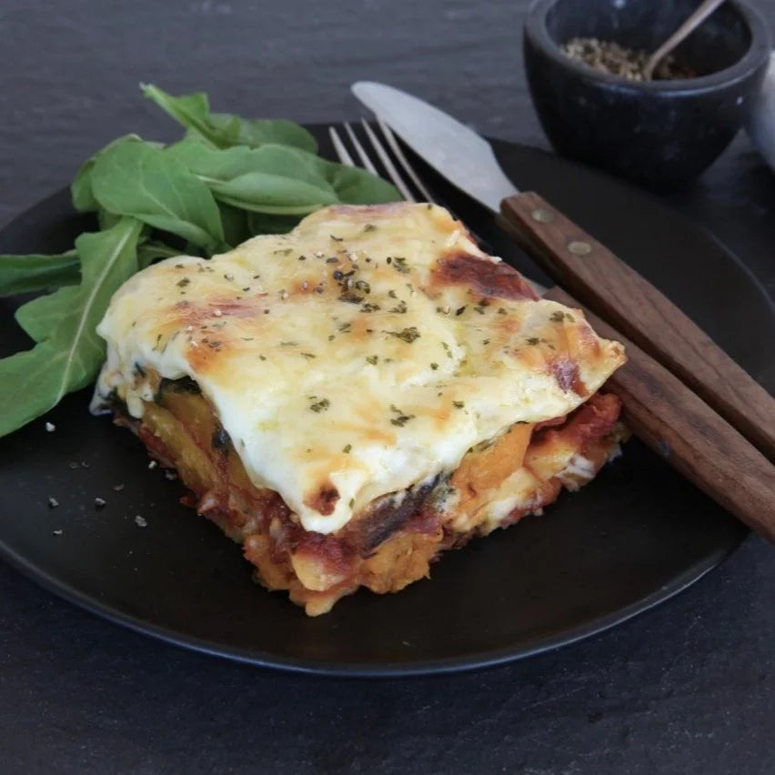 Roast Pumpkin, Spinach and Feta Lasagne