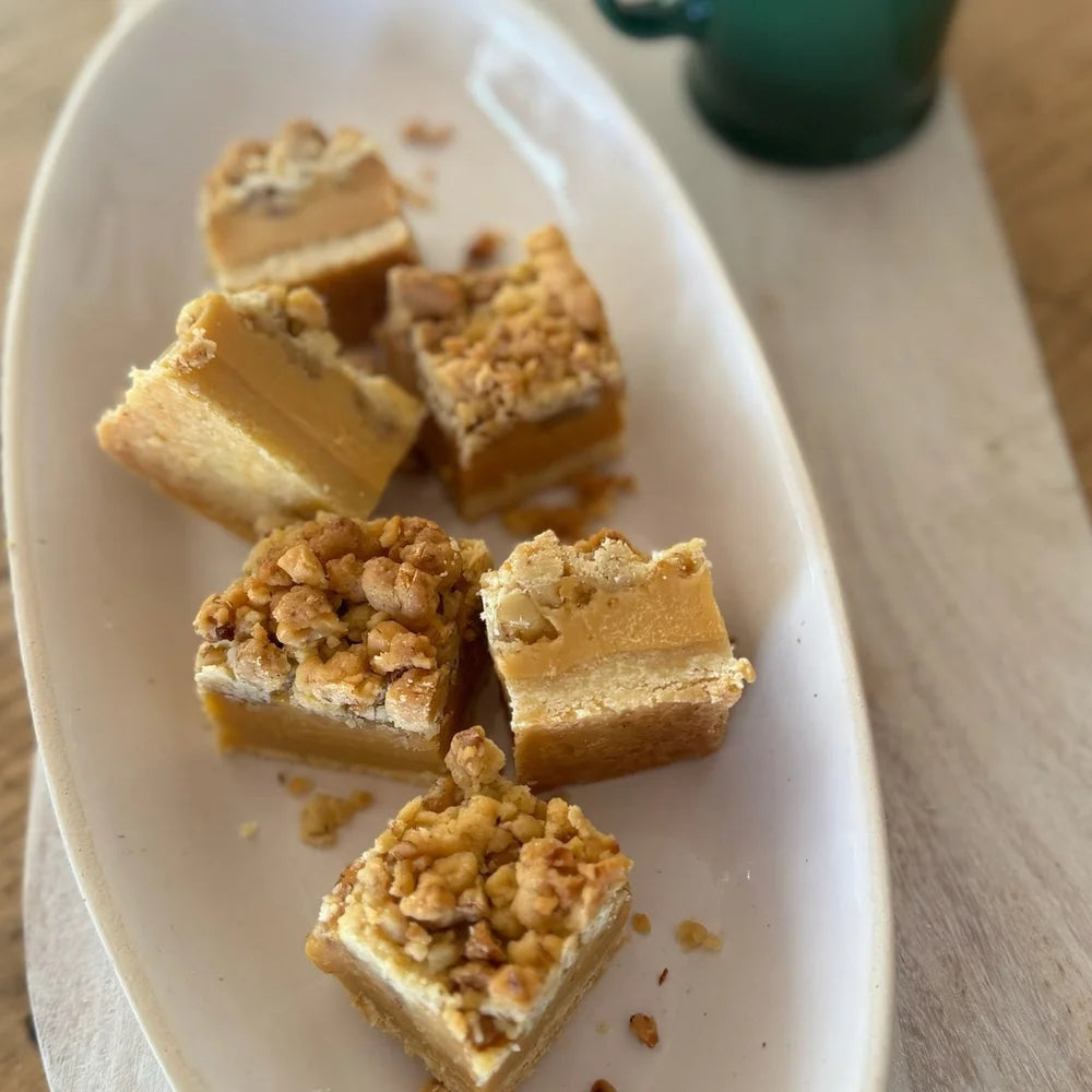 Walnut Caramel Slice